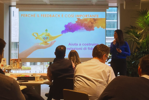 Work Cafè con AI generativa in Sella Investment Banking Storie colouredHR